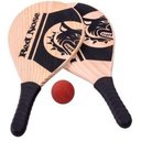 Ver imagem 1 de Kit Frescobol Par Raquetes Praia Jogo Bolinha Bolsa Red Nose 486300