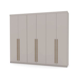 Guarda Roupa Casal 6 Portas 6 Gavetas 2.7 Fendi Dubai Majestic Vila Rica