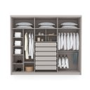 Ver imagem 2 de Guarda Roupa Casal 6 Portas 6 Gavetas 2.7 Fendi Dubai Majestic Vila Rica