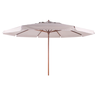 Ombrellone Central Positano em Madeira 4 Metros Bege Bel - 1