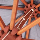 Ver imagem 3 de Ombrelone Bagum Armação de Madeira 2 Metros 201612 Marrom - Belfix