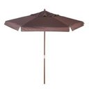 Ver imagem 2 de Ombrelone Bagum Armação de Madeira 2 Metros 201612 Marrom - Belfix