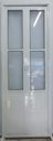 Ver imagem 3 de Porta Camarão de Alumínio Branco Lambril 210 x 90 com Vidro Mini Boreal Lux Esquerda