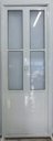 Ver imagem 3 de Porta Camarão de Alumínio Lambril 210 x 80 com Vidro Mini Boreal Lux Esquerda Cor Branco