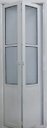 Ver imagem 1 de Porta Camarão de Alumínio Lambril 210 x 70 com Vidro Mini Boreal Lux Esquerda Cor Branco
