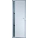 Ver imagem 1 de Porta de Aluminio Lambril Visor Lateral Linha Premium:2,10 X 0,90/esquerda/branco