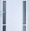 Ver imagem 2 de Porta de Alumínio Lambril com Visor Duplo 210 x 80 Direita Linha All Soft Cor Branco