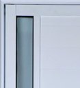Ver imagem 3 de Porta de Alumínio Lambril com Visor Duplo 210 x 80 Direita Linha All Soft Cor Branco