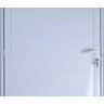 Porta de Aluminio Lambril Linha Premium:2,10 X 0,80/esquerda/branco - 2