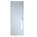 Ver imagem 1 de Porta de Alumínio Lambril 210 x 80 Esquerda Linha All Soft Cor Branco