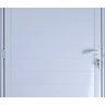 Porta de Aluminio Lambril Linha Premium:2,10 X 0,80/direita/branco - 2