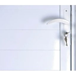 Porta de Alumínio Lambril Cor Branco 210 x 80 Direita Linha All Soft - 3