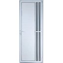 Ver imagem 1 de Porta de Alumínio Lambril com Visor 2 Torres Cor Branco 210 x 80 Esquerda Linha All Soft