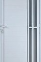 Ver imagem 2 de Porta de Alumínio Lambril com Visor 2 Torres Cor Branco 210 x 80 Direita Linha All Soft
