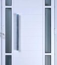Ver imagem 3 de Porta de Alumínio Lambril com Visor Duplo com Puxador 210 x 90 Direita Linha All Soft Cor
