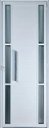 Ver imagem 1 de Porta de Alumínio Lambril com Visor Duplo com Puxador Cor Branco 210 x 80 Direita Linha All