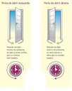 Ver imagem 3 de Porta de Alumínio Lambril com Visor e Puxador 2 Torres Branco 210 x 80 Direita Linha All Soft
