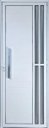 Ver imagem 1 de Porta de Alumínio Lambril com Visor e Puxador 2 Torres Branco 210 x 80 Direita Linha All Soft