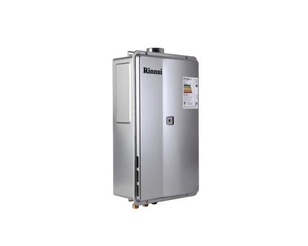 Aquecedor de Água a Gás  35,5 litros  Prata  2802 FEC GN Rinnai (Digital) - 2