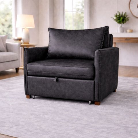 Poltrona Cama Mônica Corino Modena Decorativa Confortável Moderna Sala Quarto Recepção