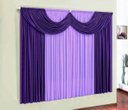 Ver imagem 1 de Cortina Paris Roxo e Lilás 3,00m x 2,80m - Varão Simples
