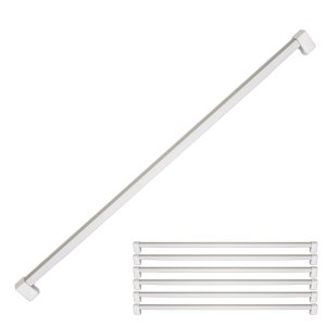 Kit 7 Puxador 576mm Alumínio Armário Móveis Cômoda Roupeiro