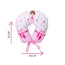 Ver imagem 4 de Almofada Amamentação Estampada Bebê Menina com Enchimento e Zíper - Bailarina Encantada
