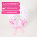 Ver imagem 5 de Almofada Amamentação Estampada Bebê Menina com Enchimento e Zíper - Bailarina Encantada