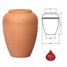 Vaso Persa Redondo 62 (76,1l) Cor Cerâmica Nutriplan - 2