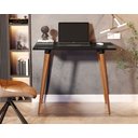 Ver imagem 1 de Escrivaninha Mesa de Notebook Retrô Classic Preto