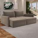 Ver imagem 1 de Sofá Cama Retrátil 200cm 03 Lugares Resplendor