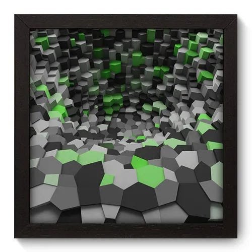 Quadro Decorativo - Abstrato - 22cm x 22cm - 019qnaap - 1