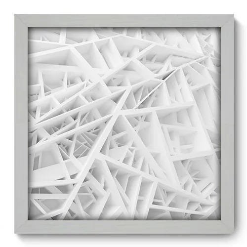 Quadro Decorativo - Abstrato - 33cm x 33cm - 003qnabb - 1