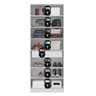 Sapateira Multiuso Estante com Espelho Grife - Nanda Decor:branco - 10