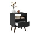 Ver imagem 4 de Mesa de Cabeceira Retrô Wood New:preto