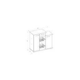 Balcao Multiuso Bianca Branco/branco Nicioli - 6