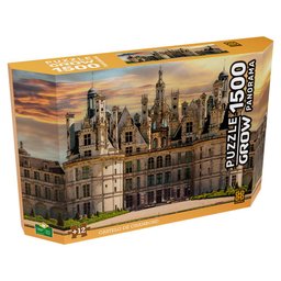 Puzzle 1500 peças Panorama Castelo de Chambord - 1
