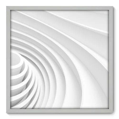 Quadro Decorativo - Abstrato - 70cm x 70cm - 008qnadb - 1