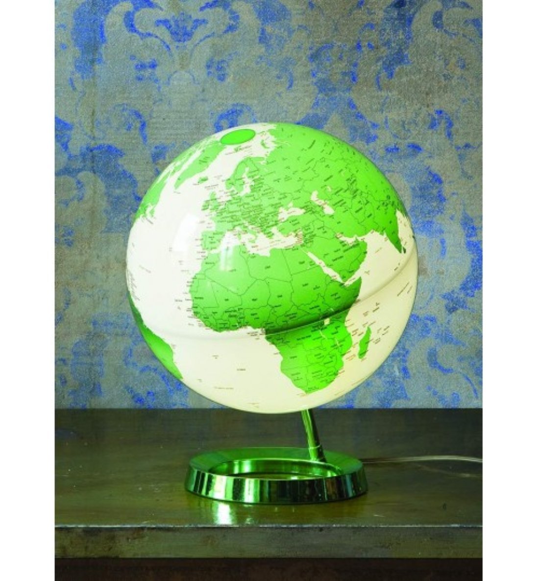 Globo Terrestre 30cm Luminoso Light & Color Verde Led Bivolt - 2