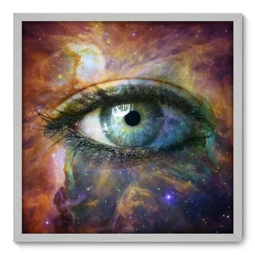 Quadro Decorativo - Olho - 70cm x 70cm - 037qnadb - 1