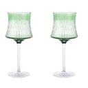 Ver imagem 1 de Cj de Taças em Vidro Verde – 2 Pcs