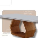 Ver imagem 2 de Conjunto de Jantar Ane 8 Lugares Cadeiras Eva Premium Imbuia 220cm Mobillare