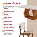 Ver imagem 5 de Conjunto de Jantar Ane 8 Lugares Cadeiras Eva Premium Imbuia 220cm Mobillare