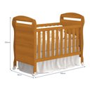 Ver imagem 7 de Jogo de Quarto Infantil Cômoda Zaki e Berço Mini Cama Danny Areia Fosco/savana - Reller Móveis