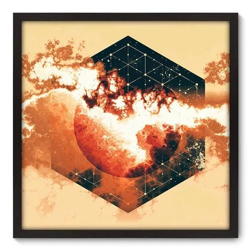 Quadro Decorativo - Nuvem - 70cm x 70cm - 034qnadp - 1