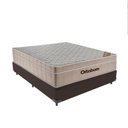 Ver imagem 1 de Cama Box Casal Marrom e Colchão Ortobom Airtech Springpocket