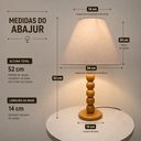 Ver imagem 2 de Abajur Bola Grande Madeira Iluminção Aconchegante Cúpula Chinesa