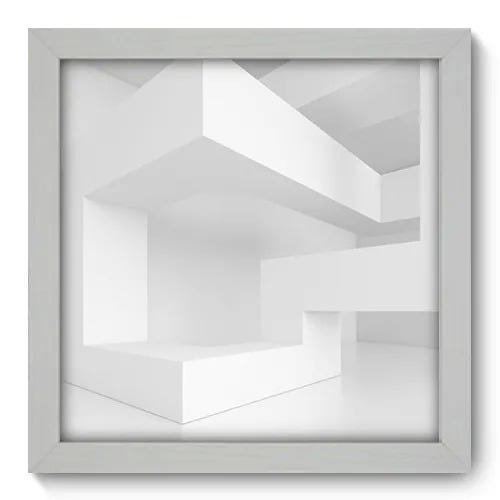Quadro Decorativo - Abstrato - 22cm x 22cm - 010qnaab - 1