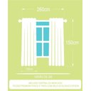 Ver imagem 6 de Cortina Infantil Estampada 2,60x1,50m Nuvens Rosa Menina