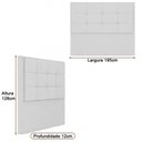 Ver imagem 3 de Cabeceira para Cama Box King 195cm Sena Bouclé Off White - Sallar Home